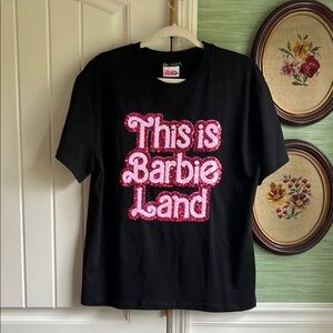 This is Barbie Land Sequin Tee